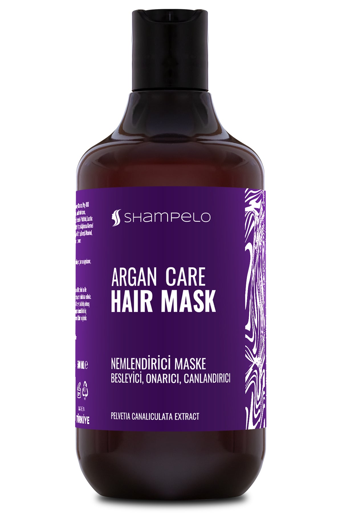 Shampelo Argan Care Hair Mask 500 ml argan özlü nemlendirici saç bakım maskesi