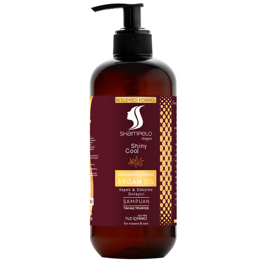 Shampelo Unisex Saç Şampuanı 500 ML Keratin ve Argan Yağlı Şampuan